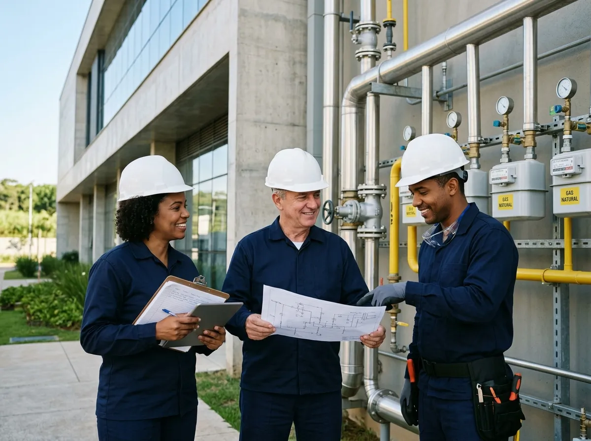 Equipe técnica multidisciplinar do Grupo Zulos em engenharia, medição e infraestrutura